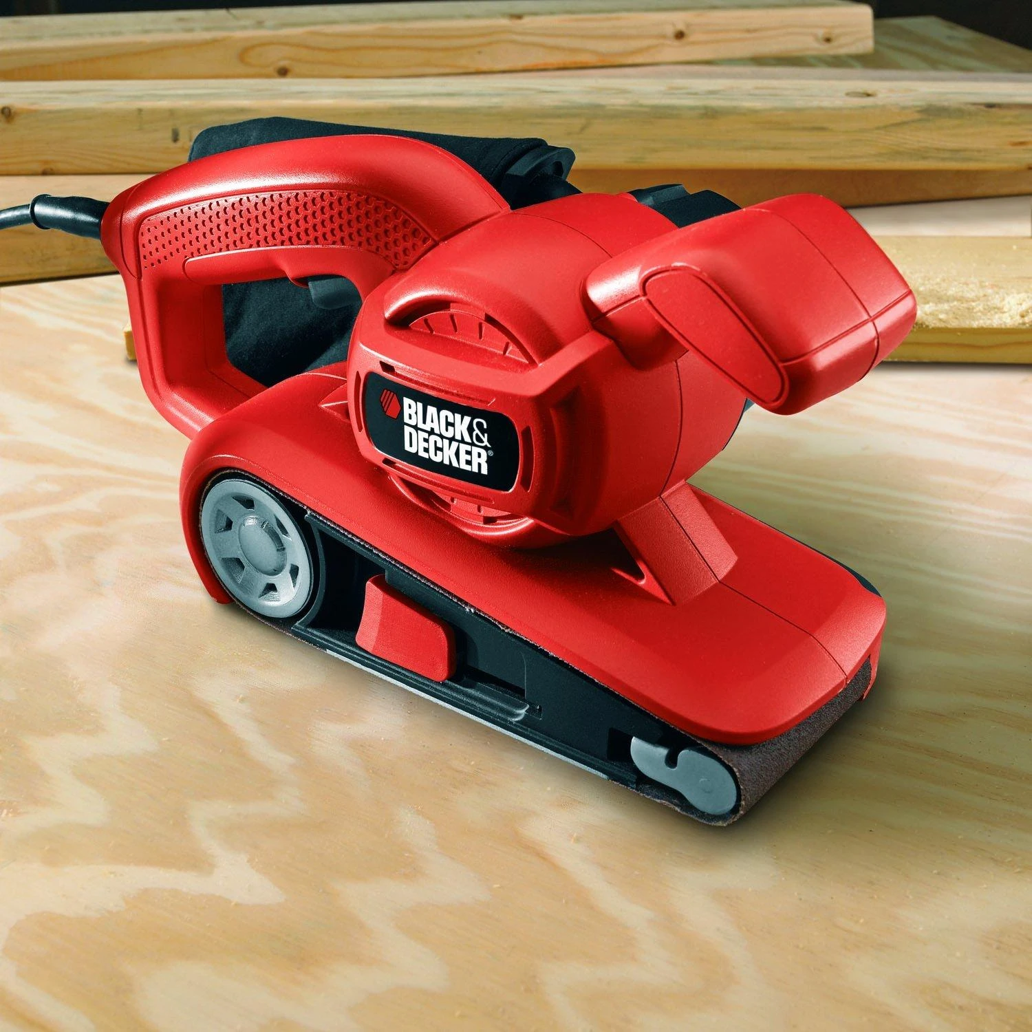 Black & Decker Juodas + DECKER DIRŽINIS ŠLIUOTUVAS 720 W 75 x 457 mm KA86