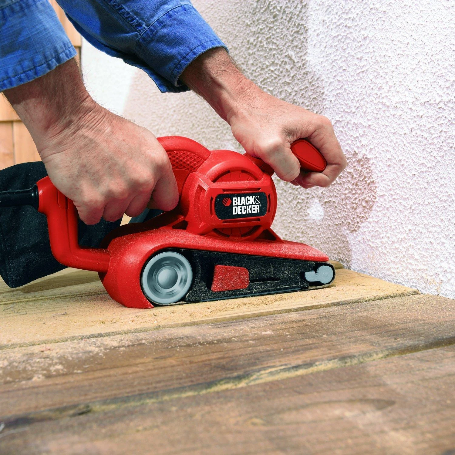 Black & Decker Juodas + DECKER DIRŽINIS ŠLIUOTUVAS 720 W 75 x 457 mm KA86
