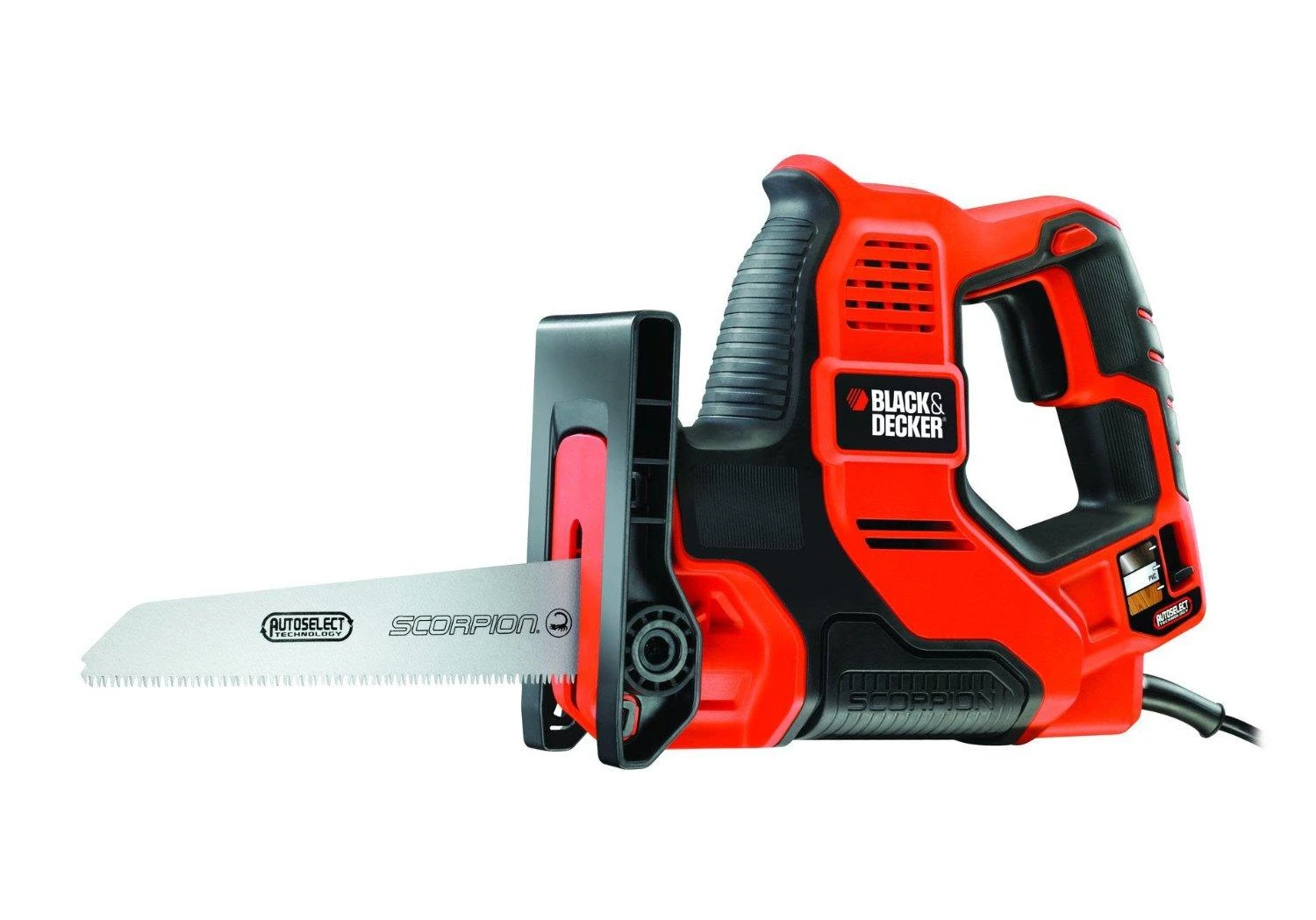 Black & Decker Juodas+DECKER tiesinis pjūklas 500W /RS890K