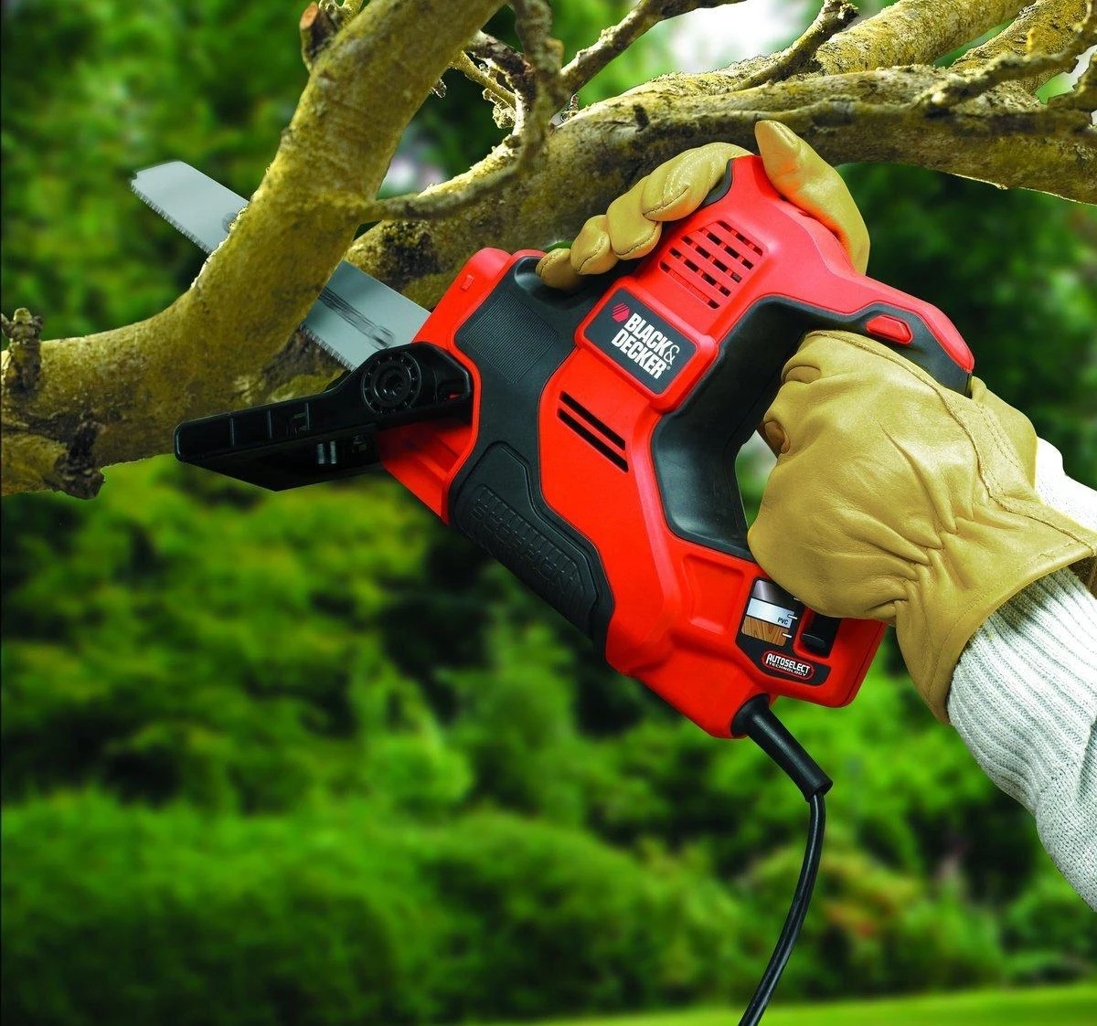 Black & Decker Juodas+DECKER tiesinis pjūklas 500W /RS890K