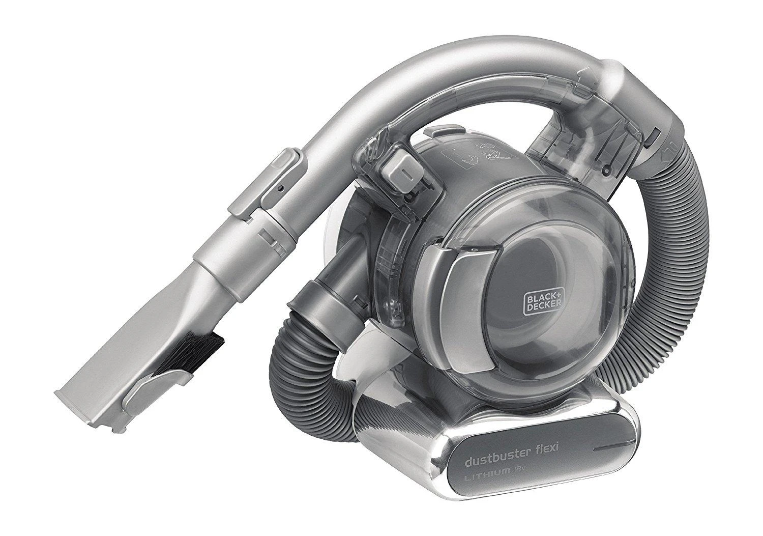 Dulkių siurblys Black & Decker Juodas & Decker dulkių siurblio baterija Juodas & Decker DustBuster Flexi PD1820L-QW (sidabrinis spalva)
