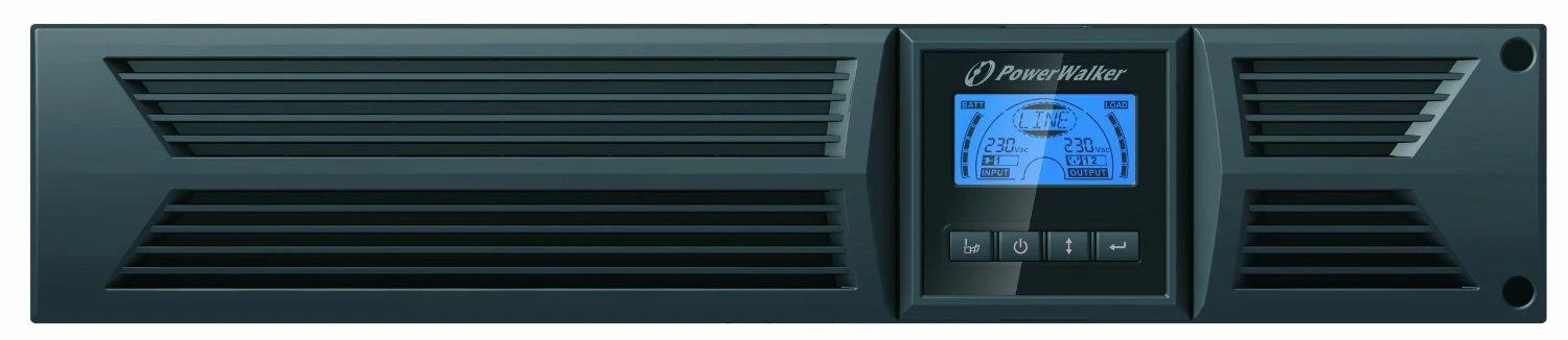 POWERWALK VI 1000 RT LCD HID Power Walker UPS Line-Interactive 1000VA, 19 2U, 8x IEC, RJ11/RJ45, USB, LCD