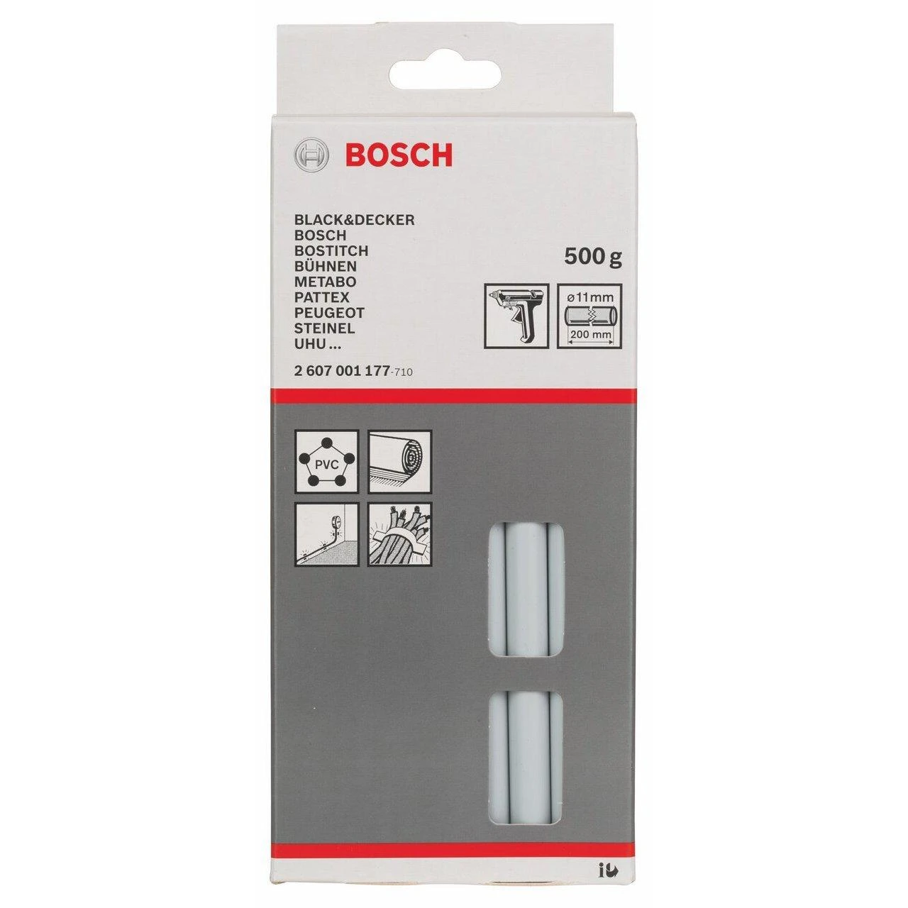 Bosch Klijai, pilki 11x200 mm, 500g