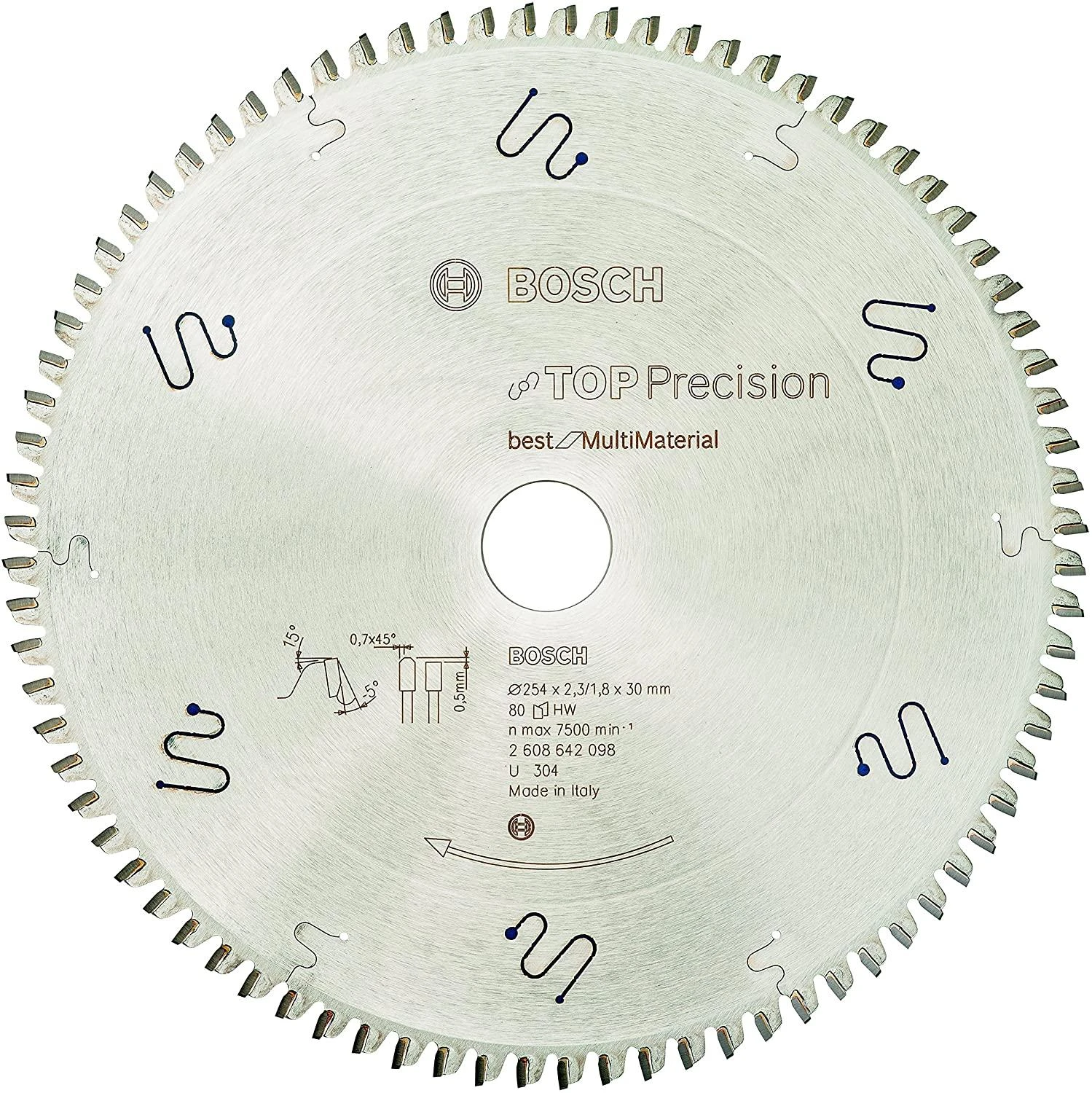 Bosch Disk.pjūkl.diskas Best MM 254 x 30 x 2,3 mm, 80