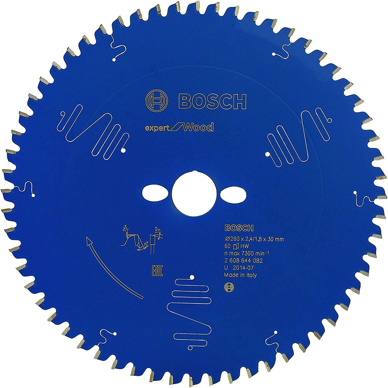 Bosch Pjovimo diskas Expert 260 x 30 x 2,4 mm, 60