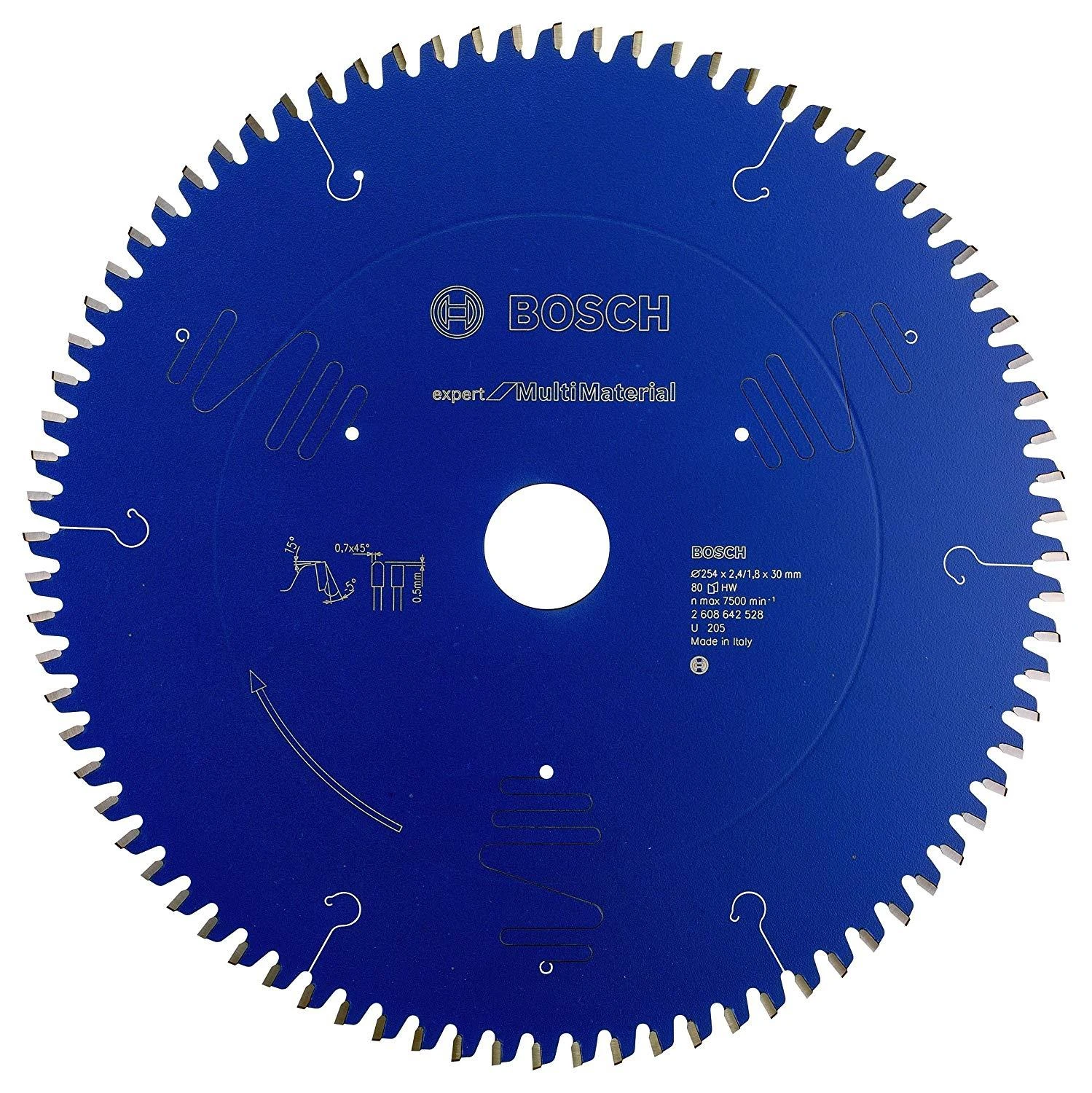 Pjovimo diskas Bosch Expert for Multi Material 2608642528; 254x30 mm; Z80