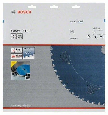 Pjovimo diskas Bosch Expert for Steel 2608643063; 355x25,4 mm; Z90