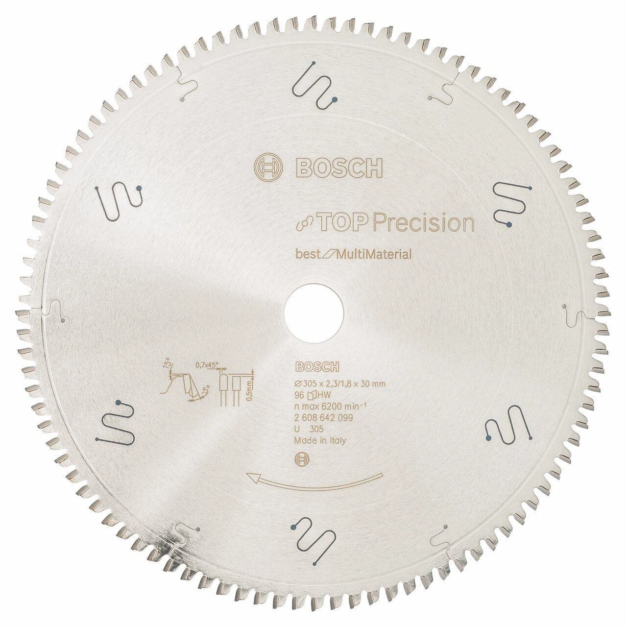 Bosch Disk.pjūkl.diskas 305 x 30 x 2,3 mm, 96