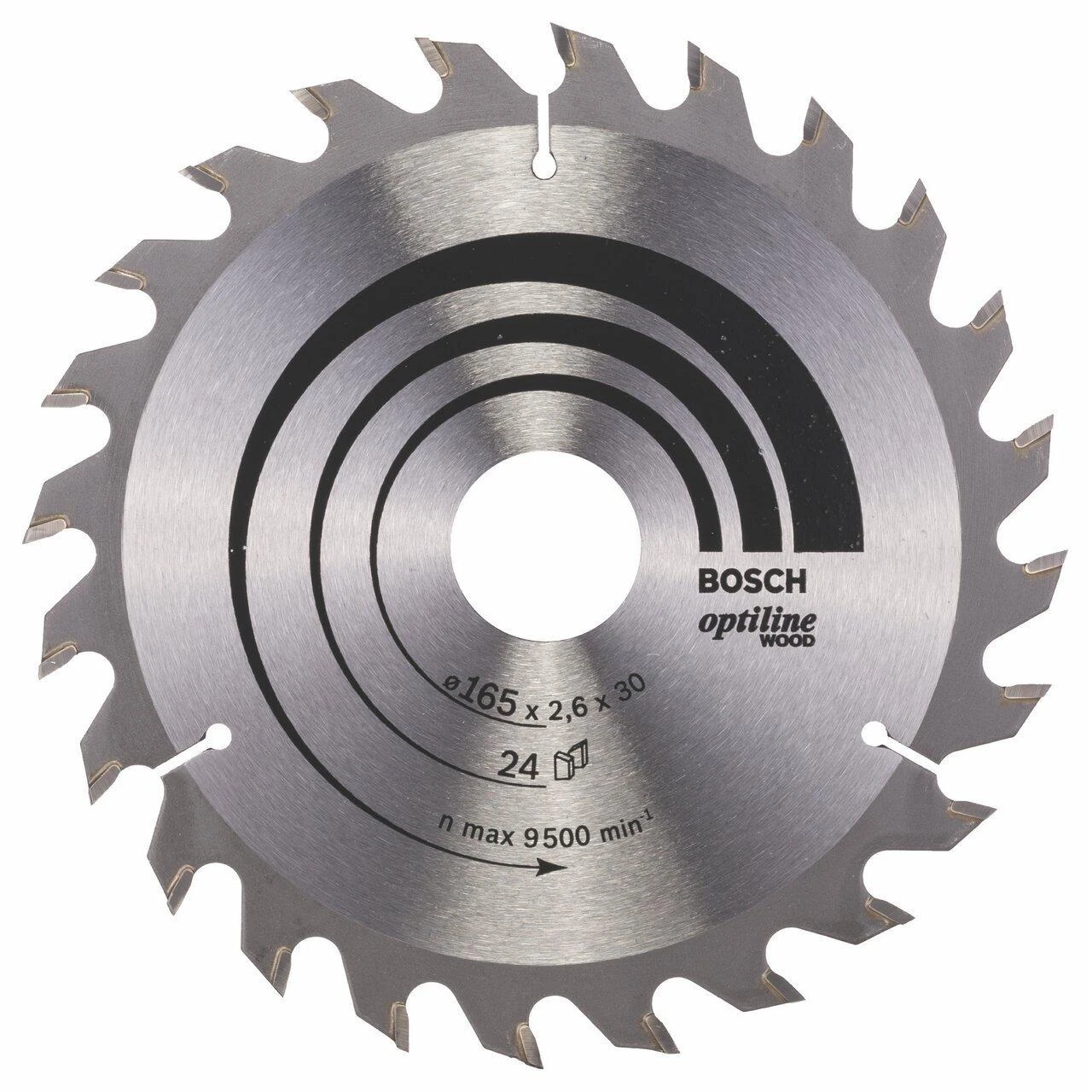 Bosch Disk.pjūkl.diskas165x30mm Optiline Wood
