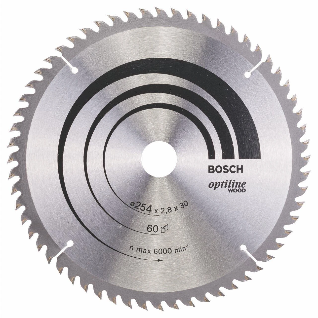 Bosch Stac.disk.pjūkl.diskas 254x30x60 medžiui