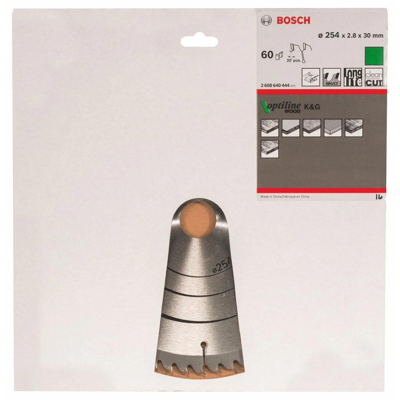 Bosch Stac.disk.pjūkl.diskas 254x30x60 medžiui