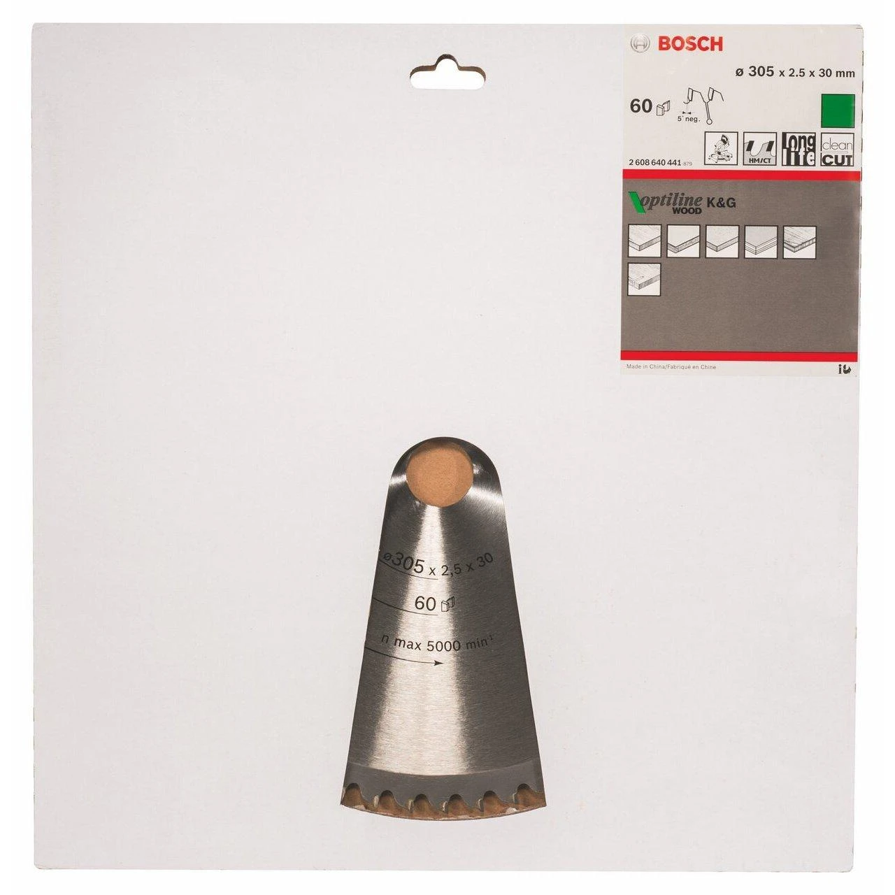 Bosch Stac.disk.pjūkl.diskas 305x30x60 medienai