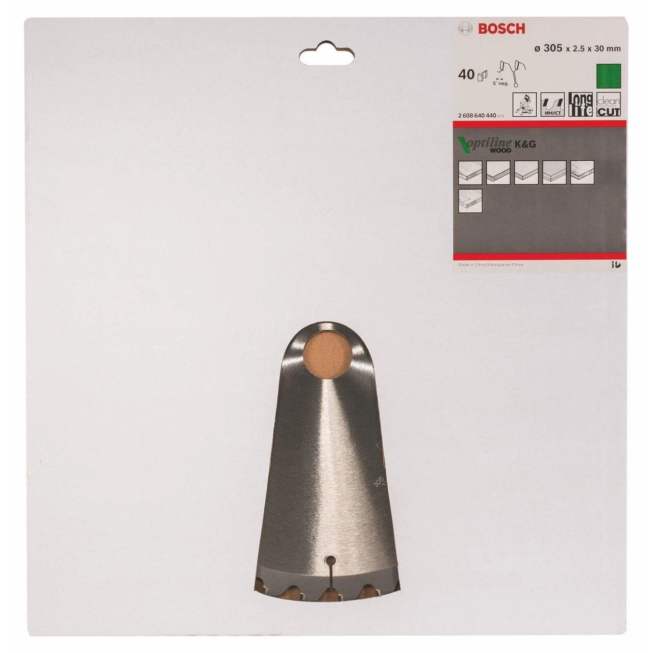 Bosch Stac.disk.pjūkl.diskas 305x30x40 medžiui