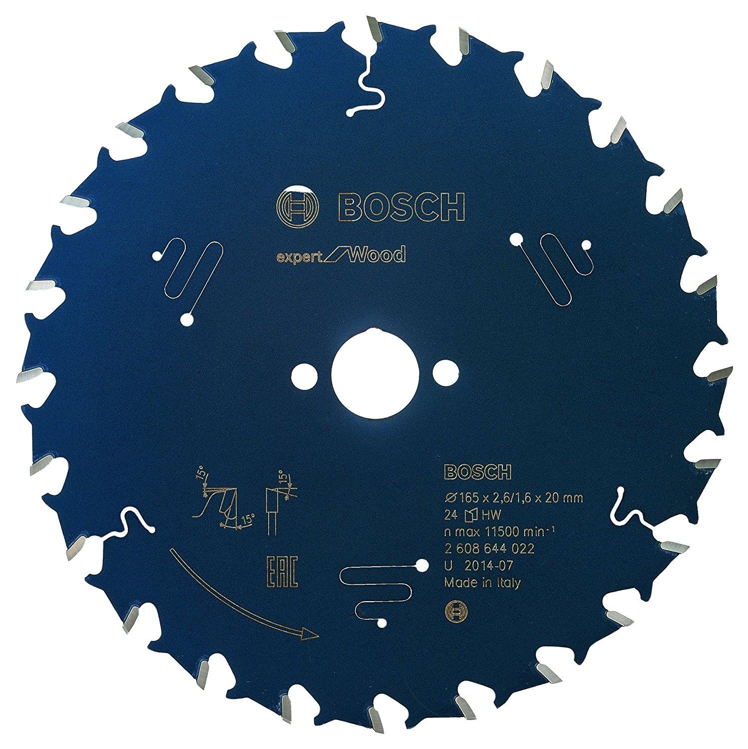 Bosch Pjov.diskas Expert 165 x 20 x 2,6 mm, 24