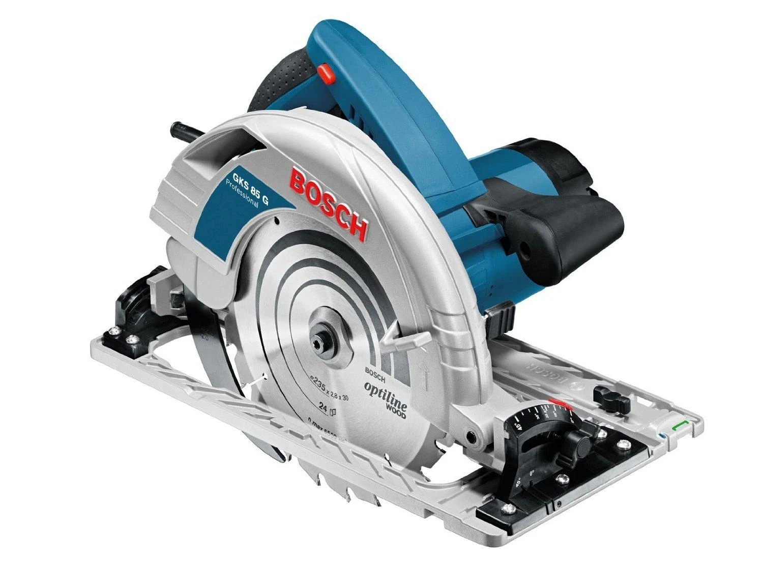 Diskinis pjūkas Bosch GKS 85 G su lagaminu