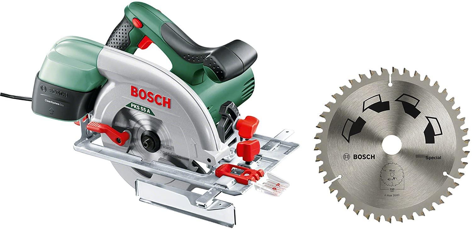 Bosch DIY - PKS 55 A diskinis pjūklas 1200 W 230 V
