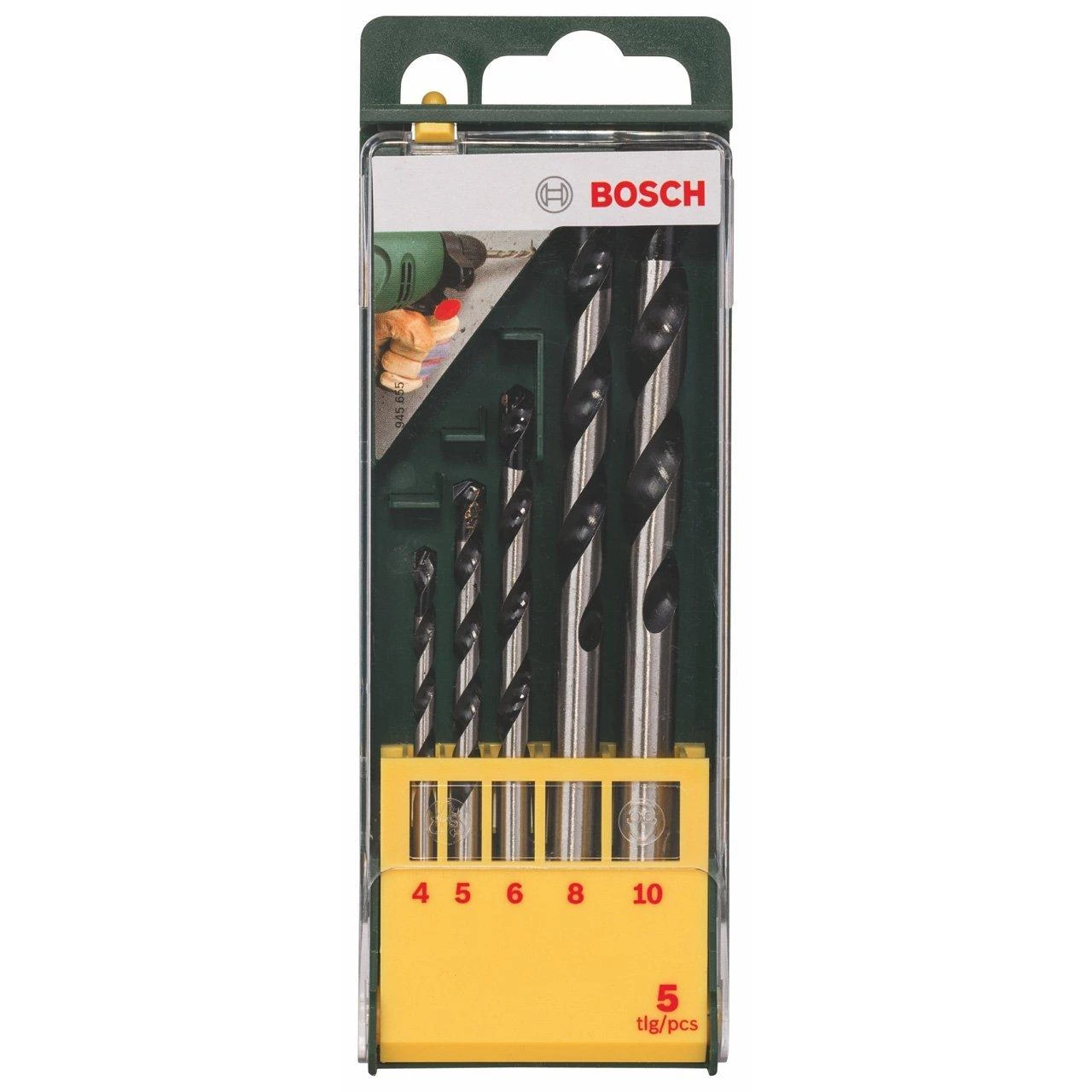 Grąžtas Bosch 5 betono grąžtų komplektas 4/5/6/7/8mm