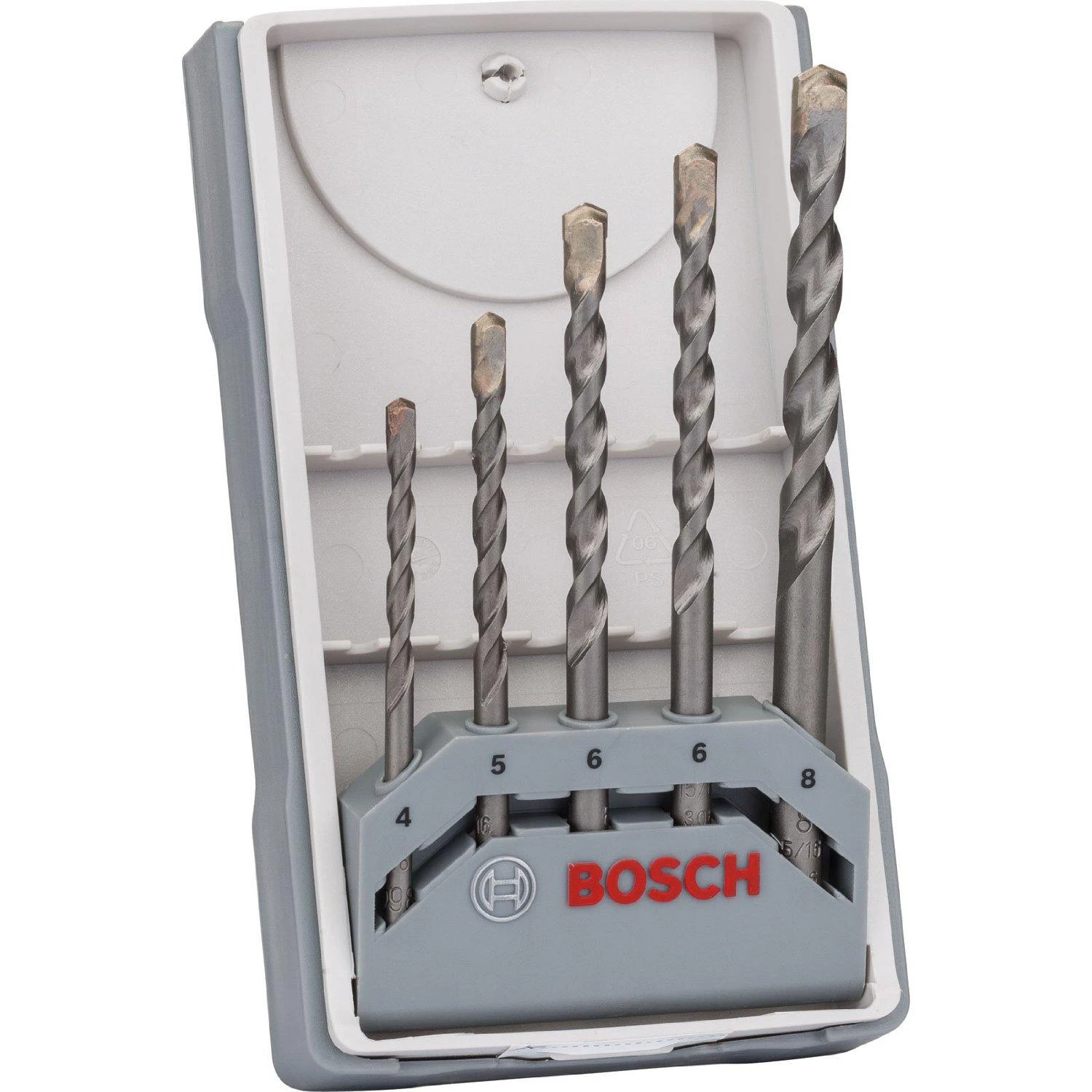 Grąžtas Bosch 5 Sidabrinis Percussion kompl X-Pro Line, 4,5,6,6,8mm