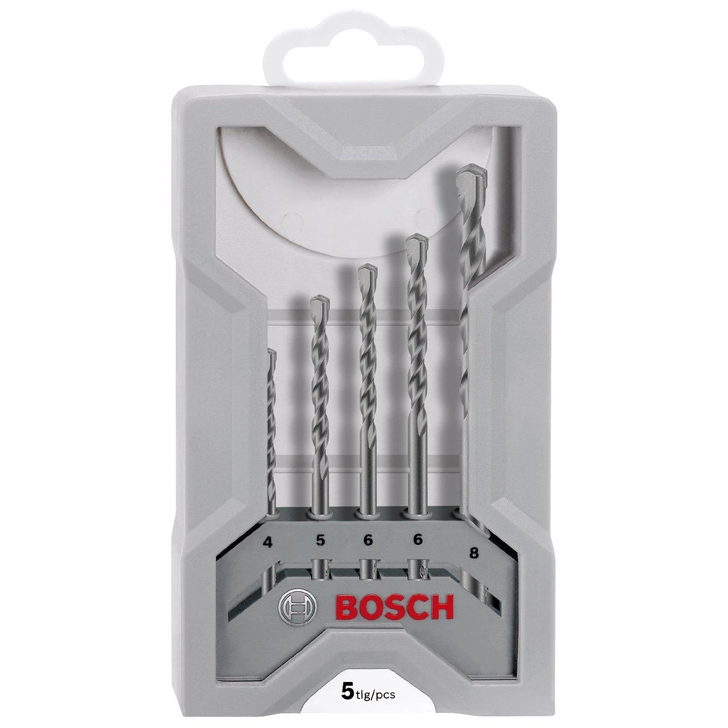 Grąžtas Bosch 5 Sidabrinis Percussion kompl X-Pro Line, 4,5,6,6,8mm