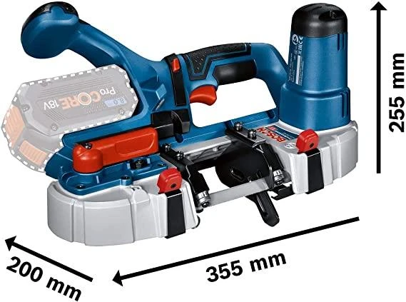 Bosch GCB 18V-63, LB be akumuliatoriaus ir kroviklio