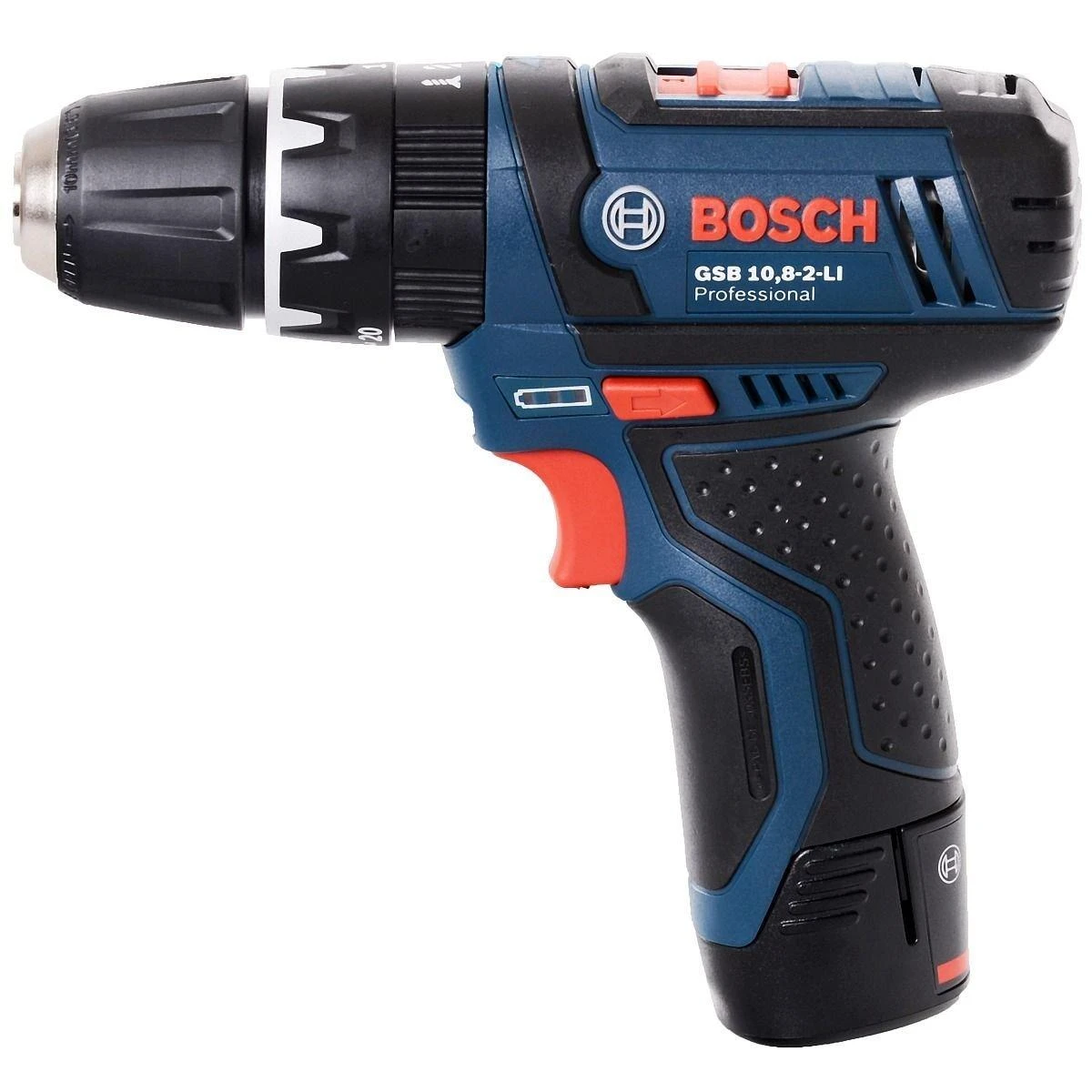 Bosch Akumuliatorinis smūginis gręžtuvas-suktuvas GSB 12V-15, 2x2.0Ah