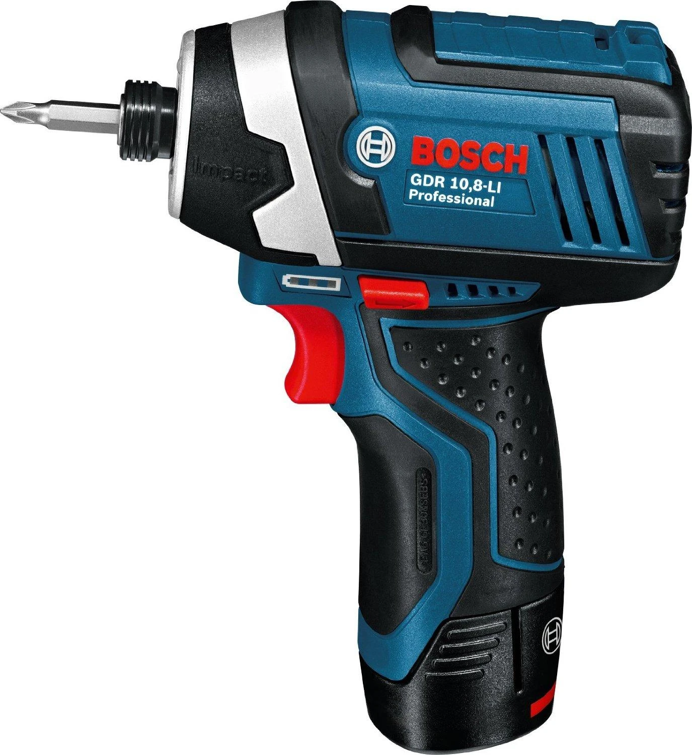 Bosch Akumuliatorinis smūginis suktuvas GDR 12V-105, 2x2.0Ah