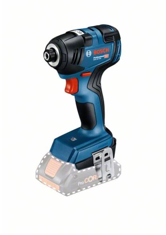 Smūginis veržliasūkis Bosch GDR 18V-200; 18 V (be akumuliatoriaus ir pakrovėjo)