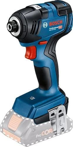 Smūginis veržliasūkis Bosch GDR 18V-200; 18 V (be akumuliatoriaus ir pakrovėjo) + Lagaminas
