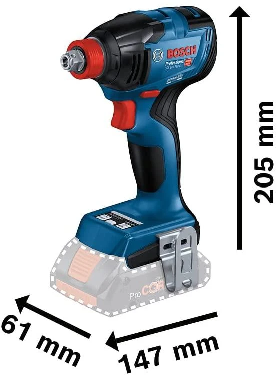 Bosch GDX 18V-210 C, be akumuliatoriaus ir kroviklio, C