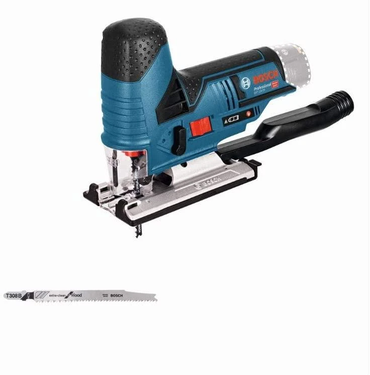 Akumuliatorinis siaurapjūklis Bosch GST 10,8V Li be akumuliatoriaus ir kroviklio