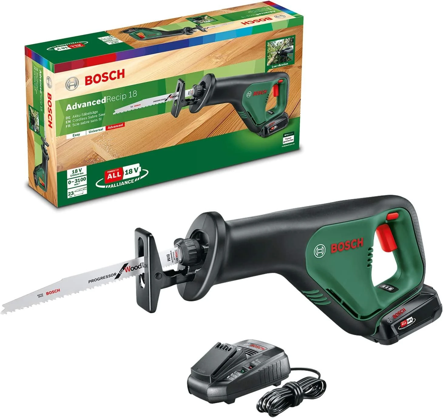 Bosch AdvancedRecip 18 (1x2,5Ah)