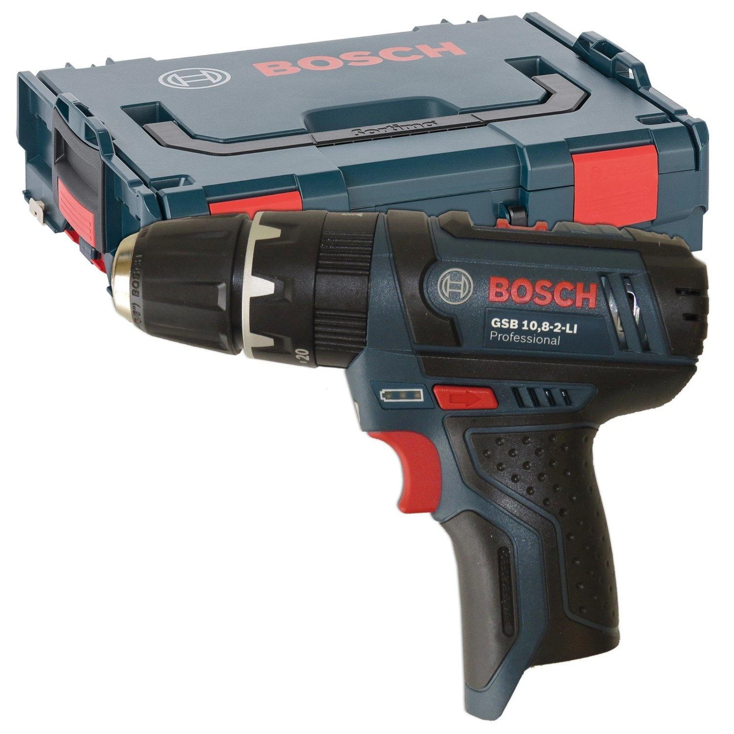 Bosch Akumuliatorinis smūginis gręžtuvas-suktuvas GSB 12V-15, be akumuliatoriaus ir kroviklio