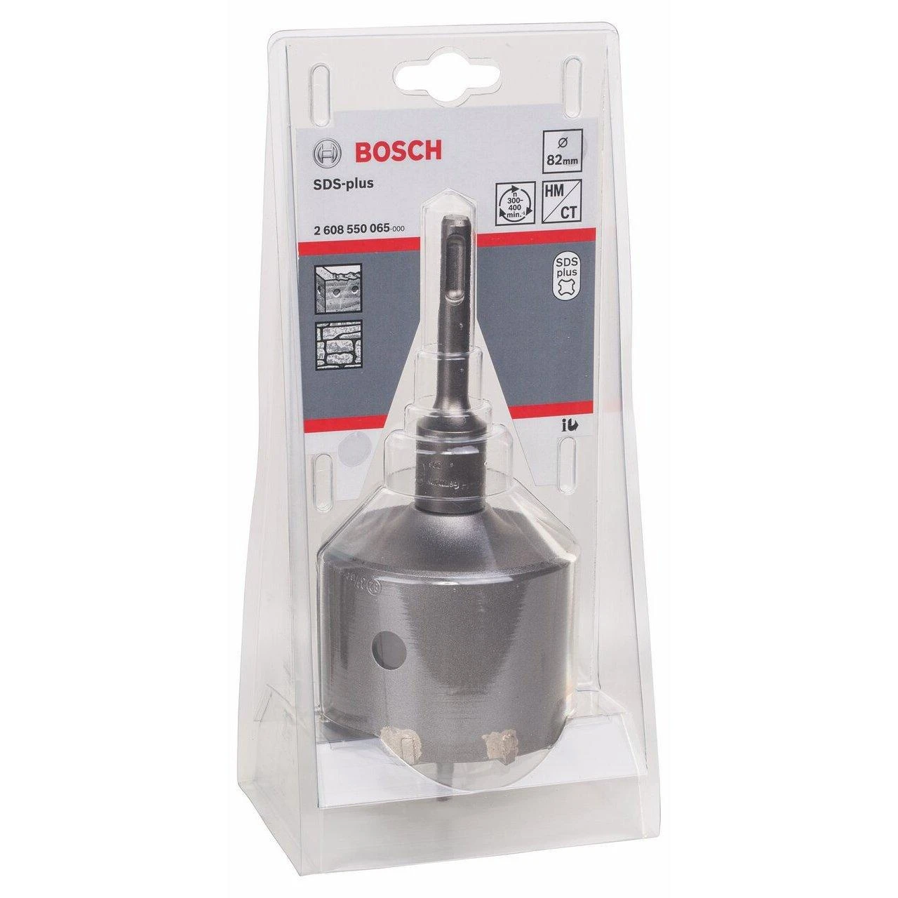 Grąžtas Bosch Gręž.karūna SDS plus su centravimo grąžtu,d=82 mm