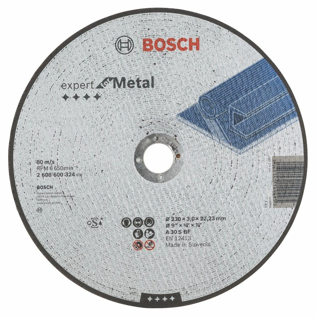 Bosch Pjov.diskas metalui 230x22x3 mm