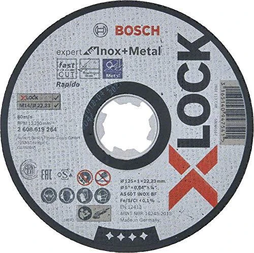 Bosch X-LOCK Expert Inox Metal 125 × 1 × 22,23 mm