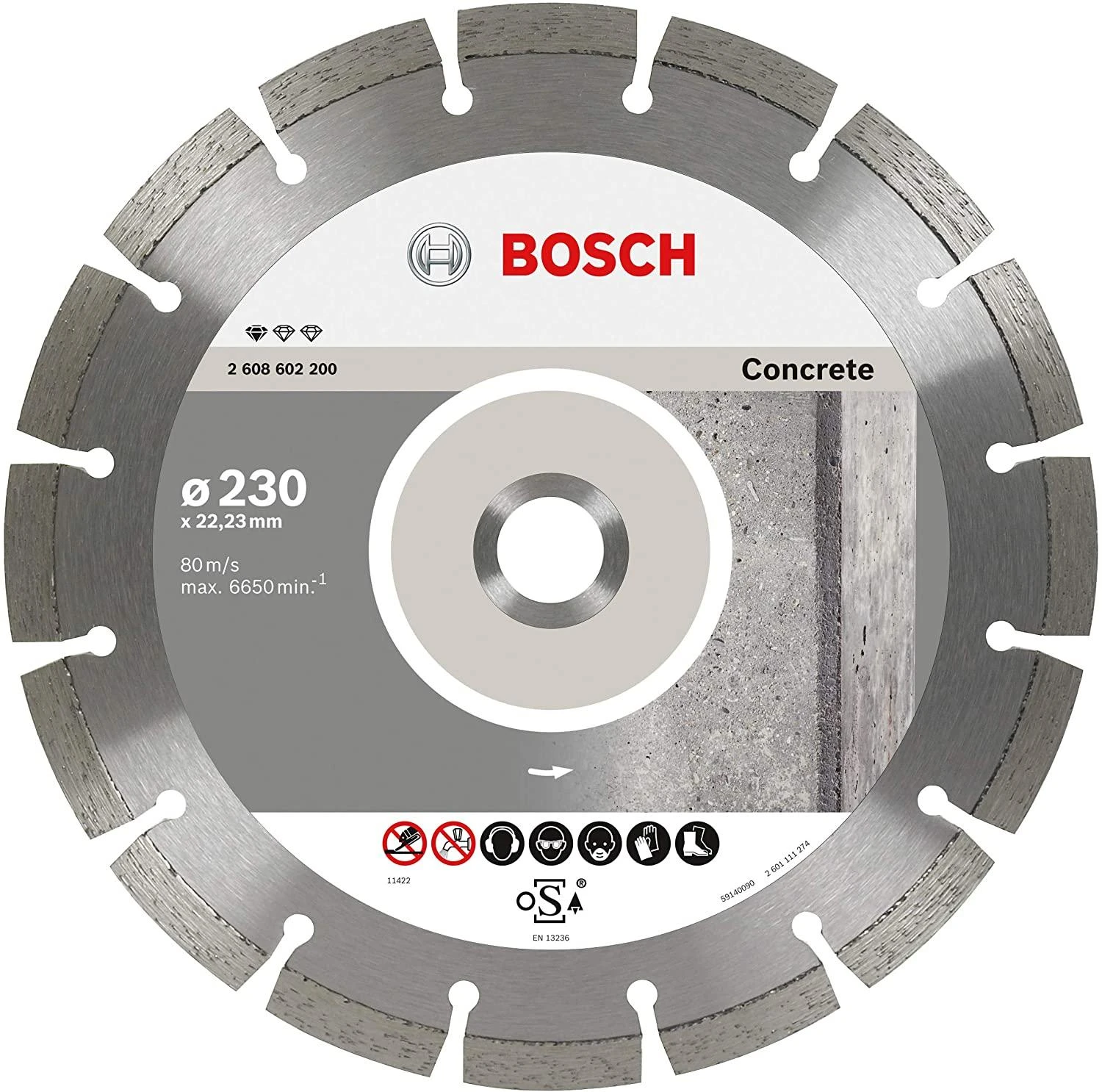 Bosch Deim.pjov.diskas BPE 230x22.23 mm