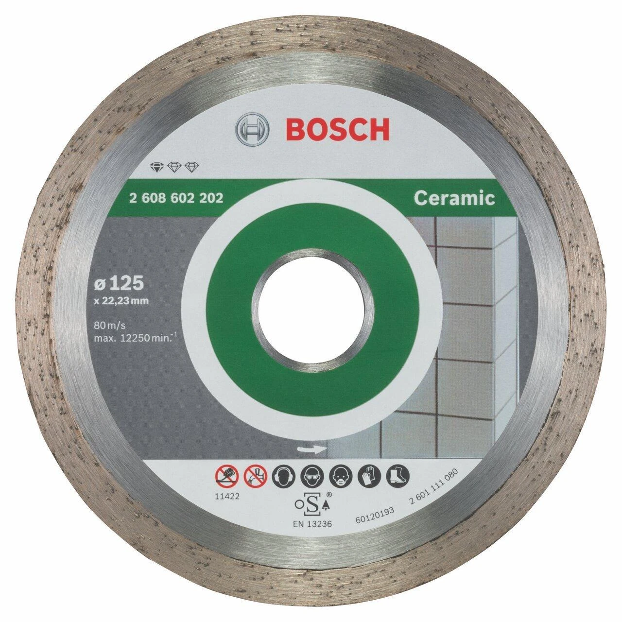 Bosch Deim.pjov.diskas FPE 125x22.23 mm