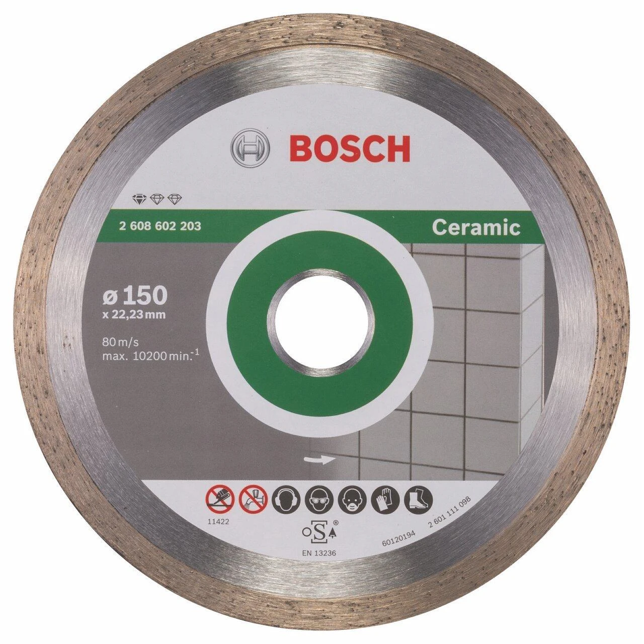 Bosch Deim.pjov.diskas FPE 150x22.23 mm