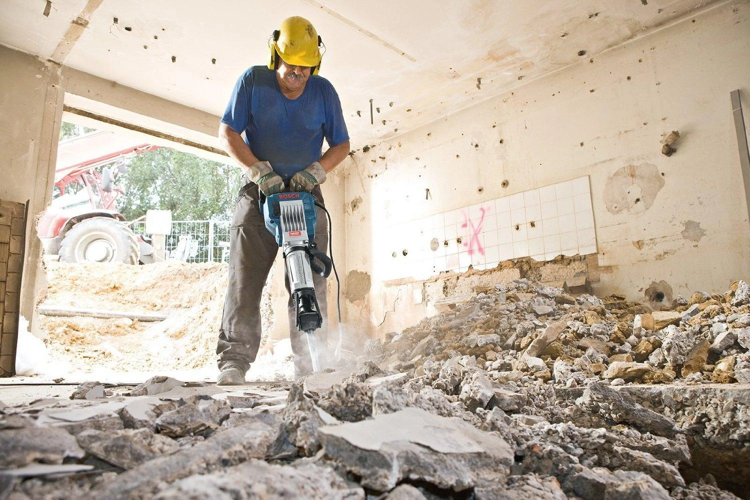 Atskėlimo plaktukas Bosch GSH16-28