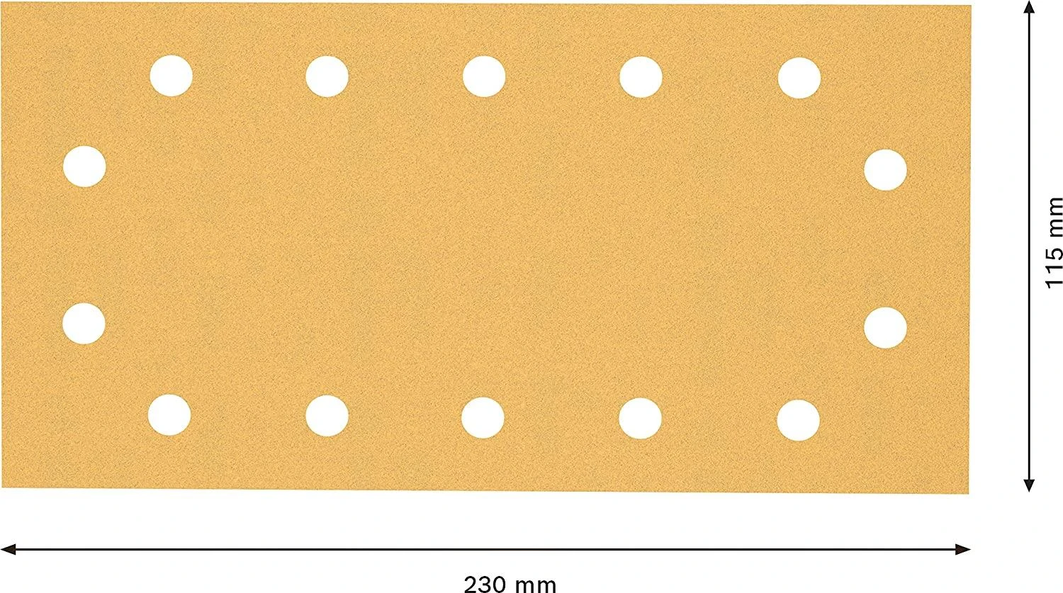 Bosch Expert C470 šlifavimo lakštas, 115 x 280 mm, K120 (10 vnt, orbitiniams šlifuokliams)