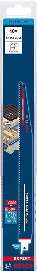 Bosch 10 pjūklo geležtės S1256XHM Multi Material