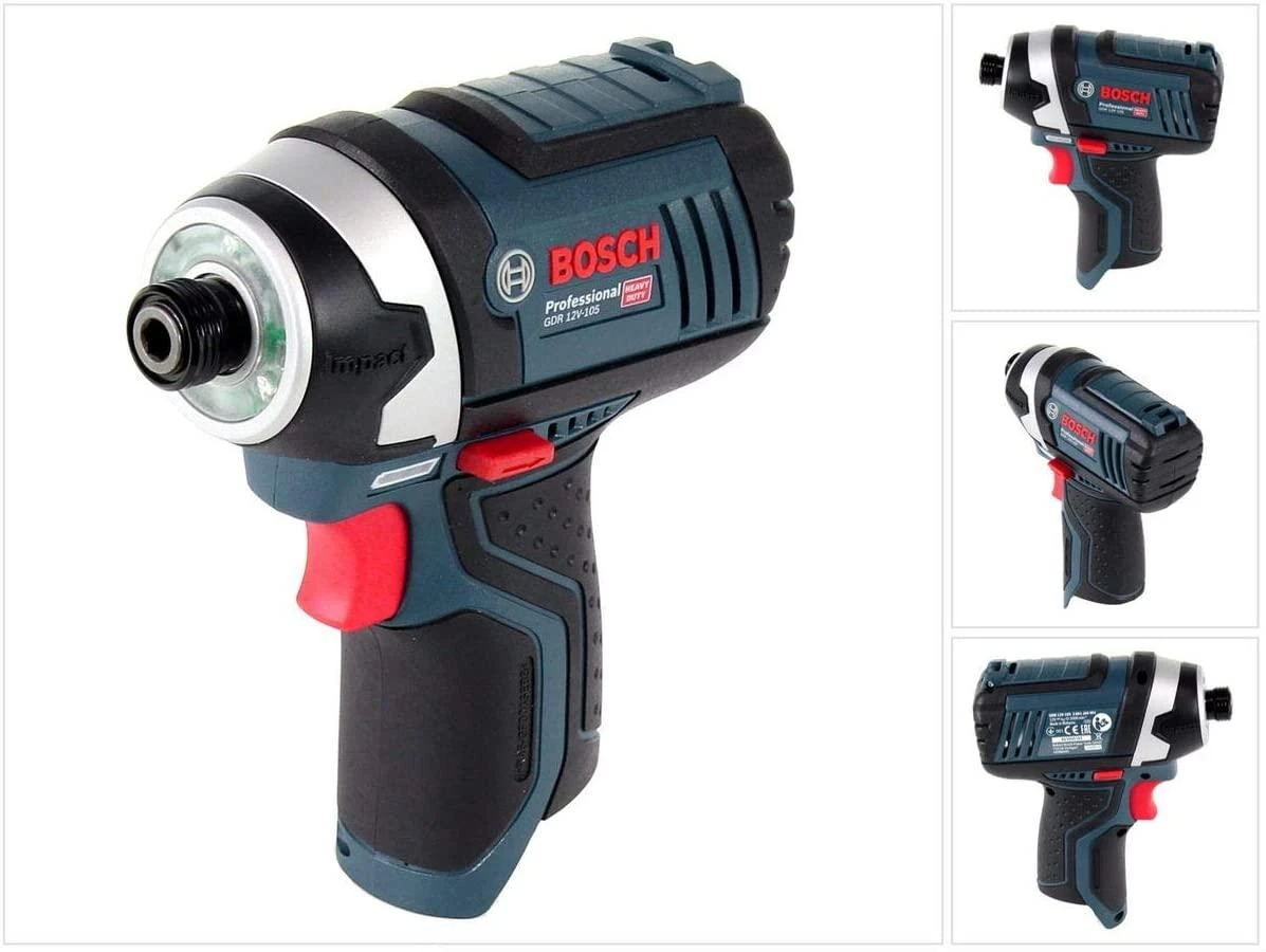 Bosch Akumuliatorinis smūginis suktuvas GDR 12V-105, be akumuliatoriaus ir kroviklio