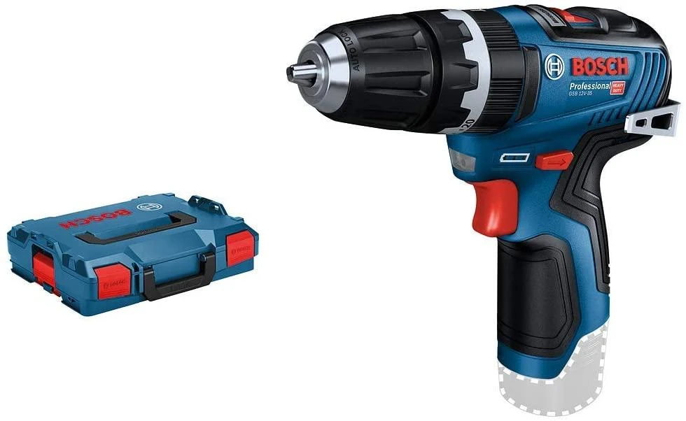Bosch GSB 12V-35, LB be akumuliatoriaus ir kroviklio