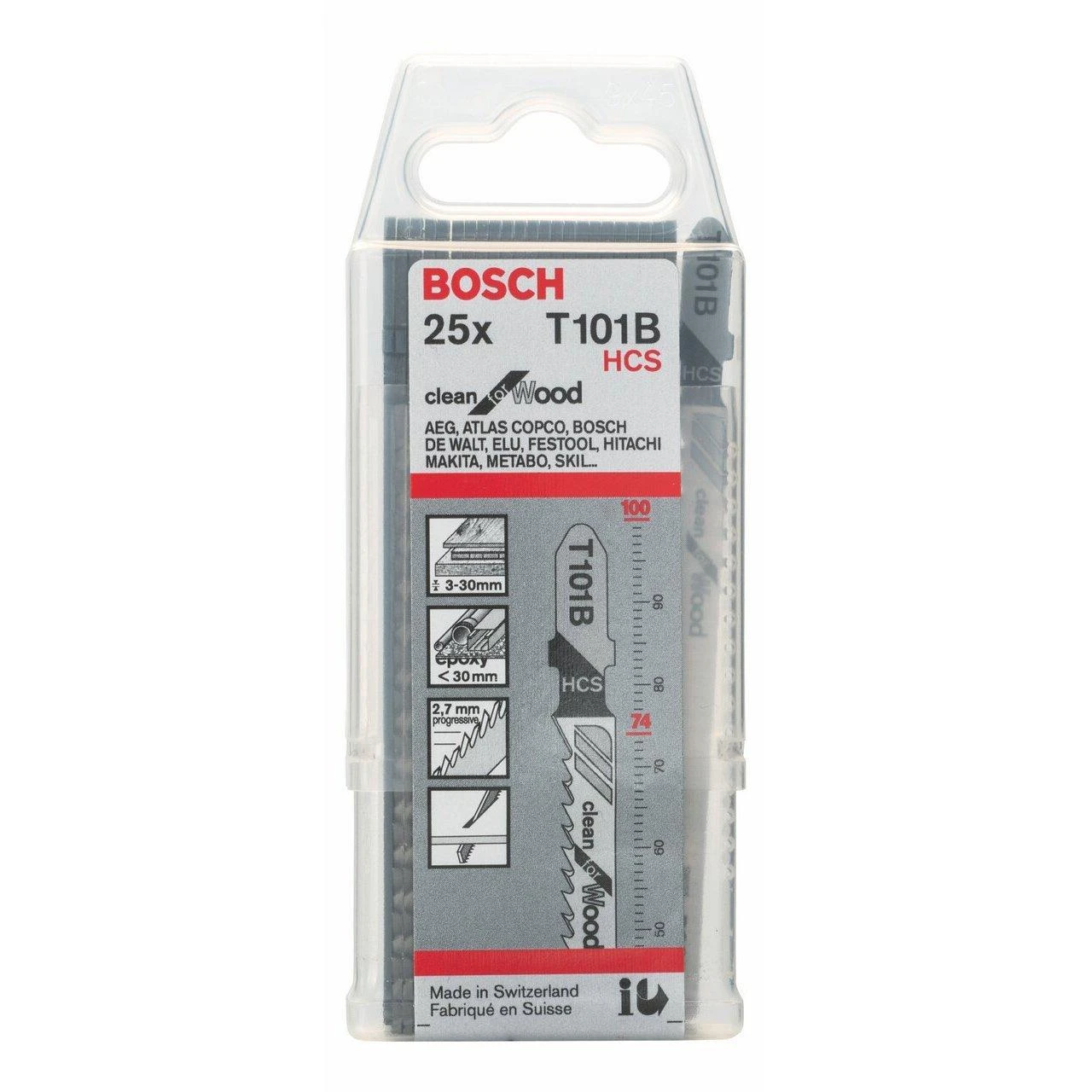 Bosch 25 siaurapj.pjūkleliai T 101 B