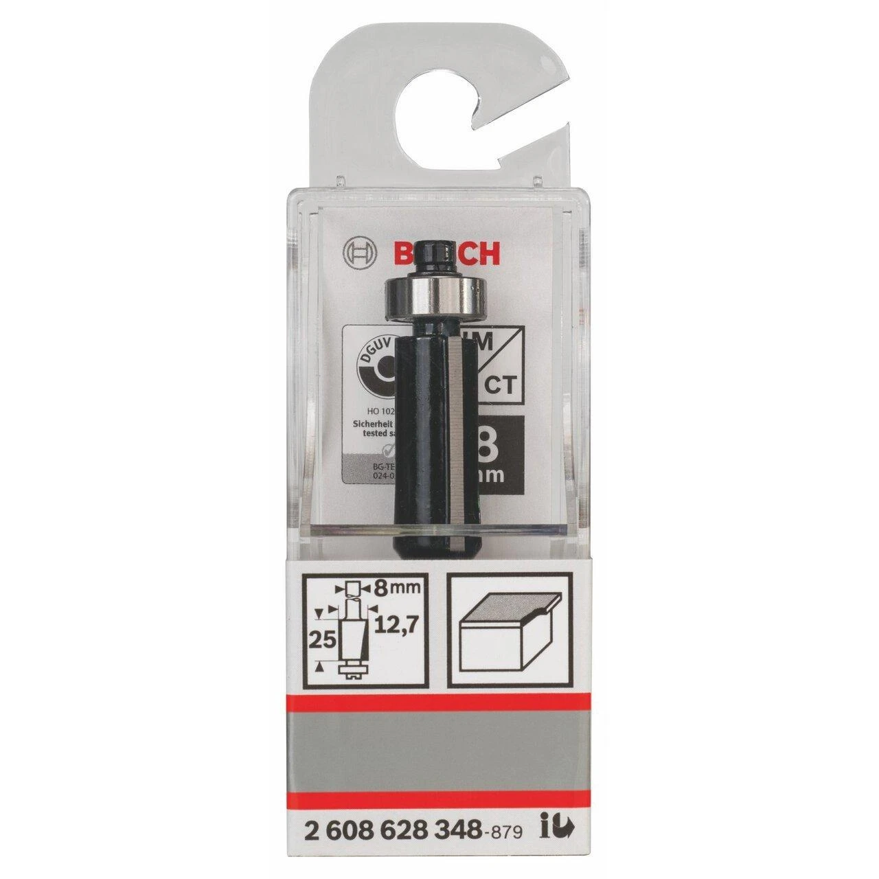 Bosch Freza laminatas HM d=12,7mm, l=25mm, kotas 8m