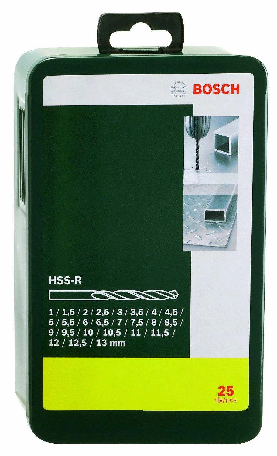 Grąžtas Bosch 25 vnt. HSS-R grąžtų kasetė