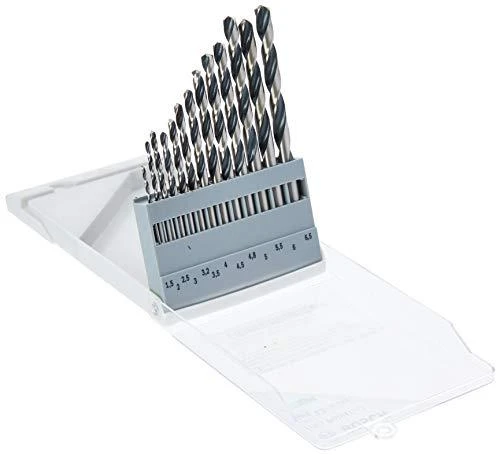Bosch „HSS PointTeQ “ spiralinių grąžtų rinkinys, 13vnt. (2608577349)