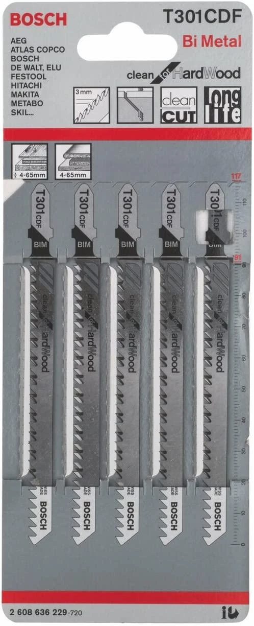Bosch 5 siaurapj.pjūkleliai T 301 CDF