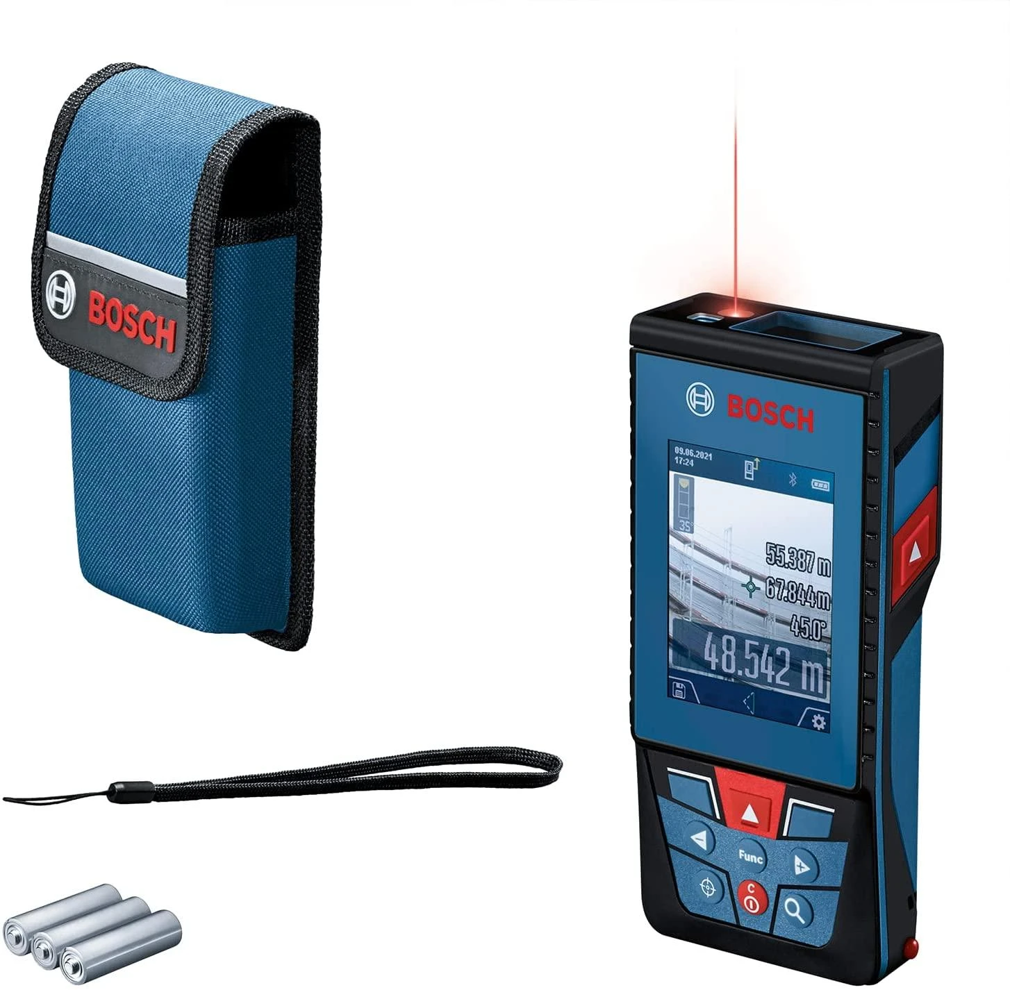 Bosch GLM 100-25 C, BG 3x1.5V