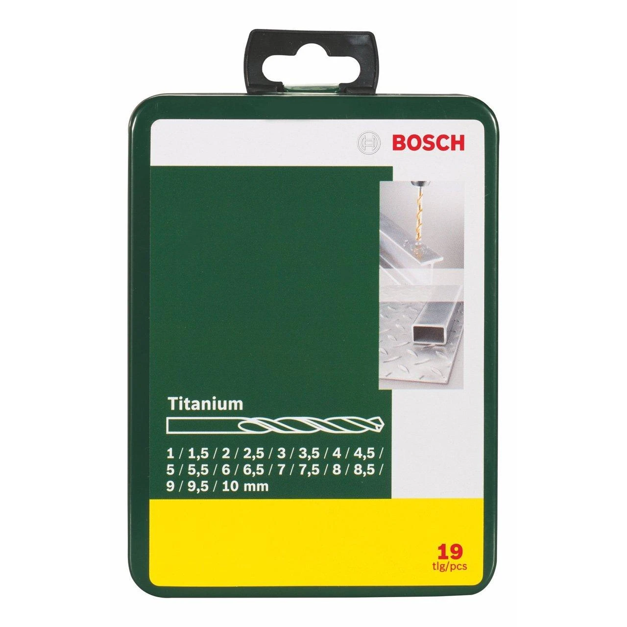 Grąžtas Bosch HSS TIN grąžtų kompl. 19 vnt.